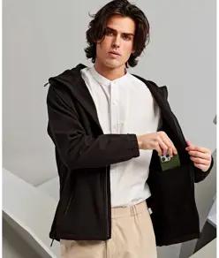 Giacca softshell a 2 strati con cappuccio 2786