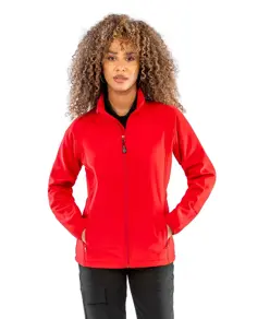 Giacca softshell a 2 strati riciclata e stampabile da donna Result Recycled