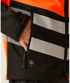 Giacca softshell a 3 strati alta visibilità X-Pro (Classe 2) Regatta High Visibility