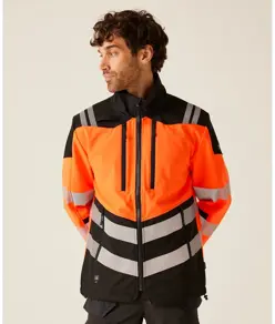 Giacca softshell a 3 strati alta visibilità X-Pro (Classe 2) Regatta High Visibility