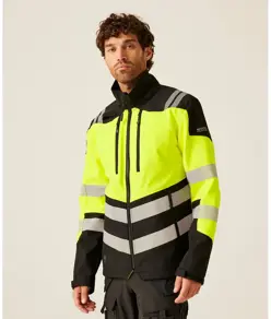 Giacca softshell a 3 strati alta visibilità X-Pro (Classe 2) Regatta High Visibility
