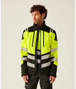 Giacca softshell a 3 strati alta visibilità X-Pro (Classe 2) Regatta High Visibility