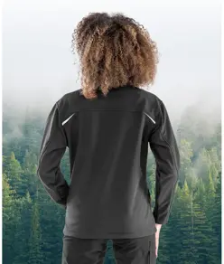 Giacca softshell a 3 strati riciclata stampabile donna Result Recycled