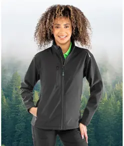 Giacca softshell a 3 strati riciclata stampabile donna Result Recycled