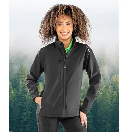 Giacca softshell a 3 strati riciclata stampabile donna Result Recycled