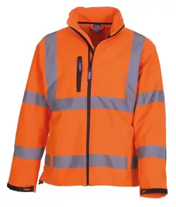 Giacca softshell alta visibilità (HVK09) YOKO