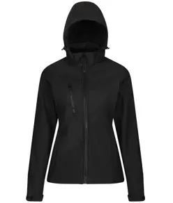 Giacca softshell con cappuccio a 3 strati donna venturer Regatta Professional