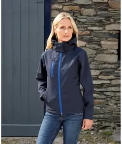 Giacca softshell con cappuccio donna TX performance Result Core