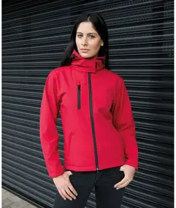 Giacca softshell con cappuccio donna TX performance Result Core