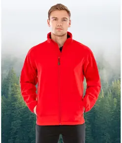 Giacca softshell stampabile a 2 strati riciclata uomo Result Recycled