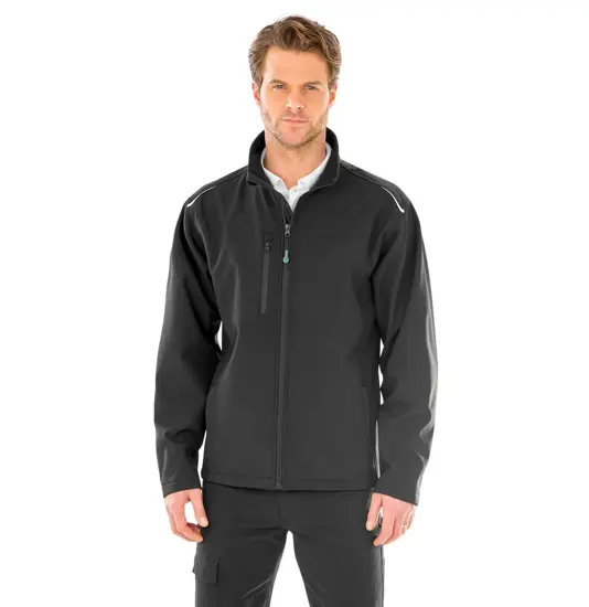Giacca softshell stampabile a 3 strati riciclata Result Recycled