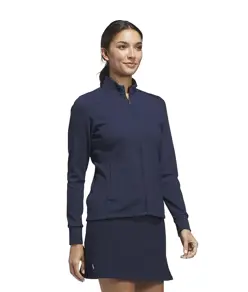 Giacca tecnica operata donna con zip intera adidas