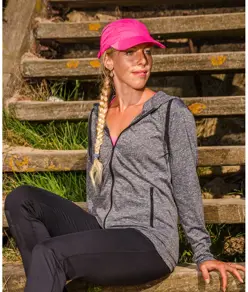 Giacca t-shirt con cappuccio donna Spiro