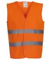 Gilet alta visibilità a 2 bande (HVW102) YOKO