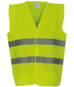 Gilet alta visibilità a 2 bande (HVW102) YOKO