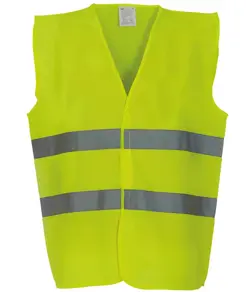Gilet alta visibilità a 2 bande (HVW102) YOKO