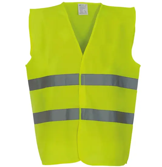 Gilet alta visibilità a 2 bande (HVW102) YOKO