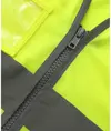 Gilet alta visibilità con zip porta badge e bordo riflettente (HVW103) YOKO