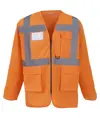 Gilet alta visibilità executive a maniche lunghe (HVJ800) YOKO