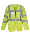 Gilet alta visibilità executive a maniche lunghe (HVJ800) YOKO
