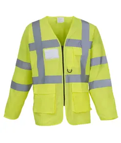 Gilet alta visibilità executive a maniche lunghe (HVJ800) YOKO