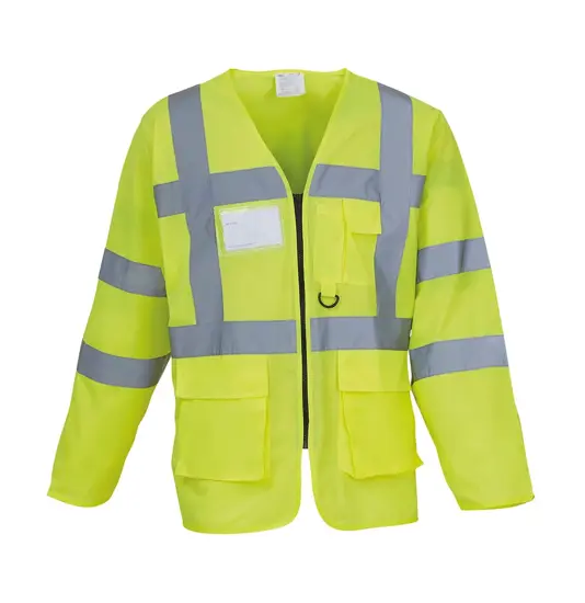 Gilet alta visibilità executive a maniche lunghe (HVJ800) YOKO