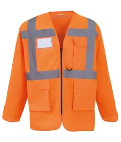 Gilet alta visibilità executive a maniche lunghe (HVJ800) YOKO