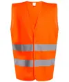 Gilet alta visibilità facile da stampare a due bande Pro Regatta High Visibility
