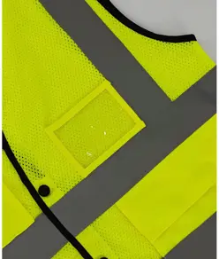 Gilet alta visibilità superior in rete aperta con bottoni (HVW860) YOKO