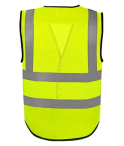 Gilet alta visibilità superior in rete aperta con bottoni (HVW860) YOKO