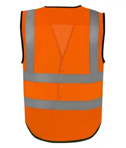 Gilet alta visibilità superior in rete aperta con bottoni (HVW860) YOKO