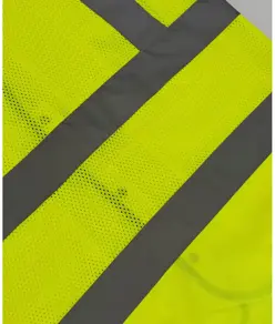 Gilet alta visibilità superior in rete aperta con bottoni (HVW860) YOKO