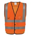 Gilet alta visibilità superior in rete aperta con bottoni (HVW860) YOKO