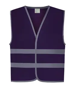 Gilet bambino alta visibilità con bordo riflettente (HVW102CH) YOKO
