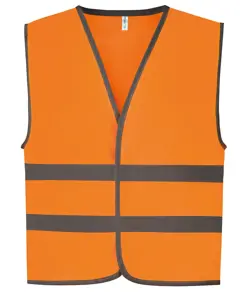 Gilet bambino alta visibilità con bordo riflettente (HVW102CH) YOKO
