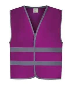 Gilet bambino alta visibilità con bordo riflettente (HVW102CH) YOKO