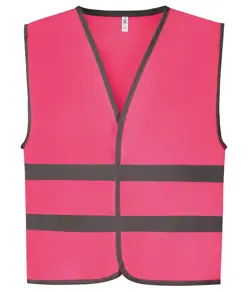 Gilet bambino alta visibilità con bordo riflettente (HVW102CH) YOKO