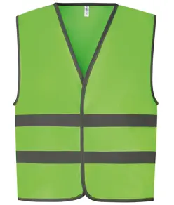 Gilet bambino alta visibilità con bordo riflettente (HVW102CH) YOKO