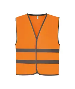 Gilet bambino alta visibilità con bordo riflettente (HVW102CH) YOKO
