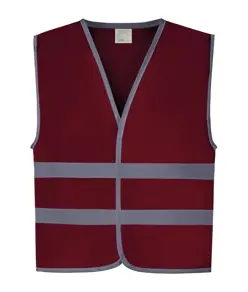 Gilet bambino alta visibilità con bordo riflettente (HVW102CH) YOKO