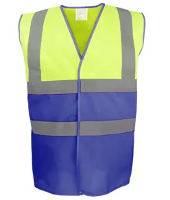 Gilet bicolore alta visibilità (HVW122) YOKO