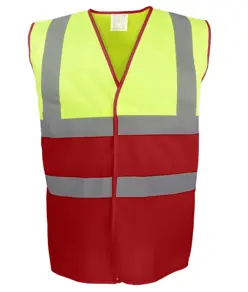 Gilet bicolore alta visibilità (HVW122) YOKO
