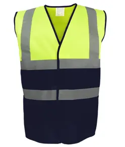 Gilet bicolore alta visibilità (HVW122) YOKO