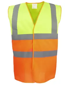 Gilet bicolore alta visibilità (HVW122) YOKO