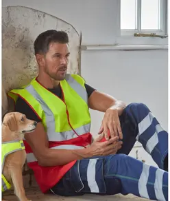 Gilet bicolore alta visibilità (HVW122) YOKO