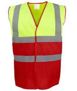 Gilet bicolore alta visibilità (HVW122) YOKO