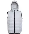 Gilet con cappuccio a nido d'ape 2786