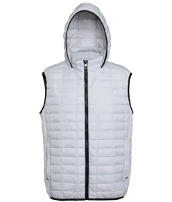 Gilet con cappuccio a nido d'ape 2786