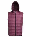 Gilet con cappuccio a nido d'ape 2786