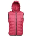 Gilet con cappuccio a nido d'ape 2786